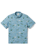 Reyn Spooner Reyn M643412524 Ocean Chillin’ Faded Denim Button Front