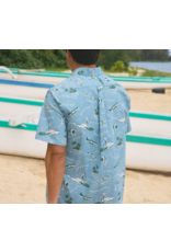 Reyn Spooner Reyn M643412524 Ocean Chillin’ Faded Denim Button Front
