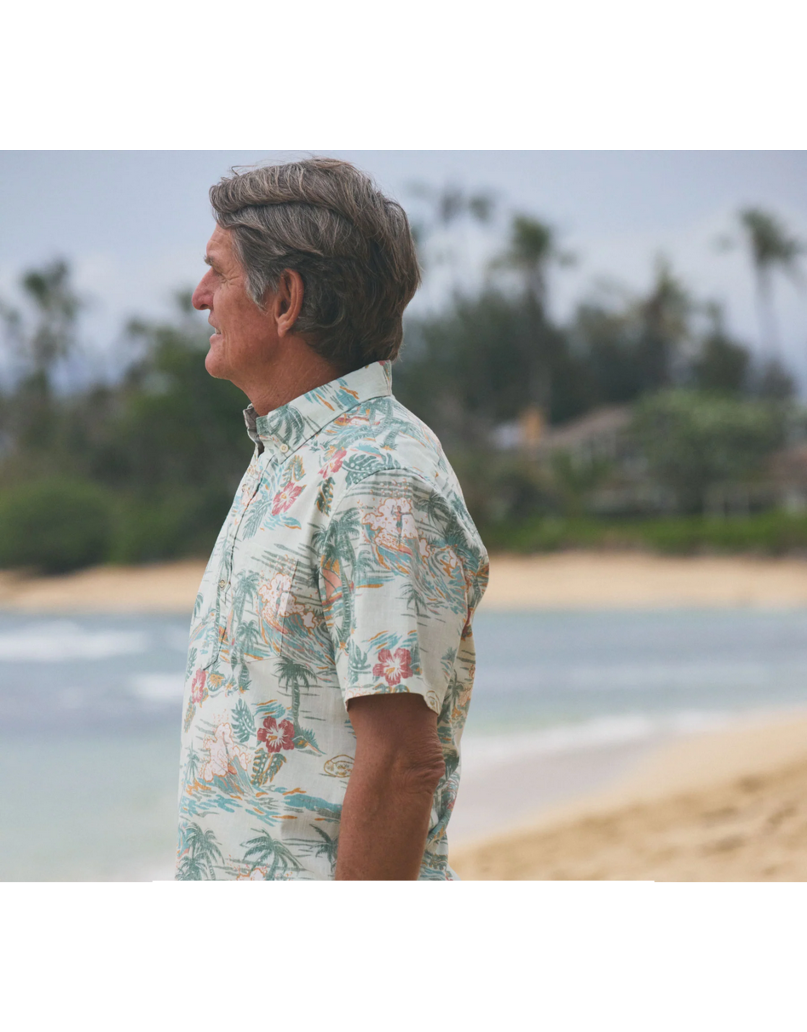 Reyn Spooner Reyn M642712524 Kaimana Beach Smoke Button Front