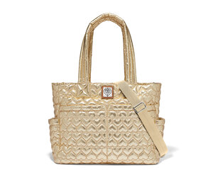 Brighton H5514G Gold Metallic Kameron Utility Tote - The
