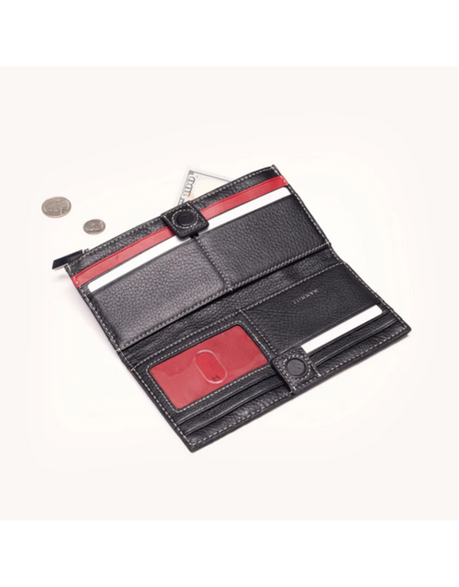 Hammitt Hammitt 110 North Tempo Black Wallet