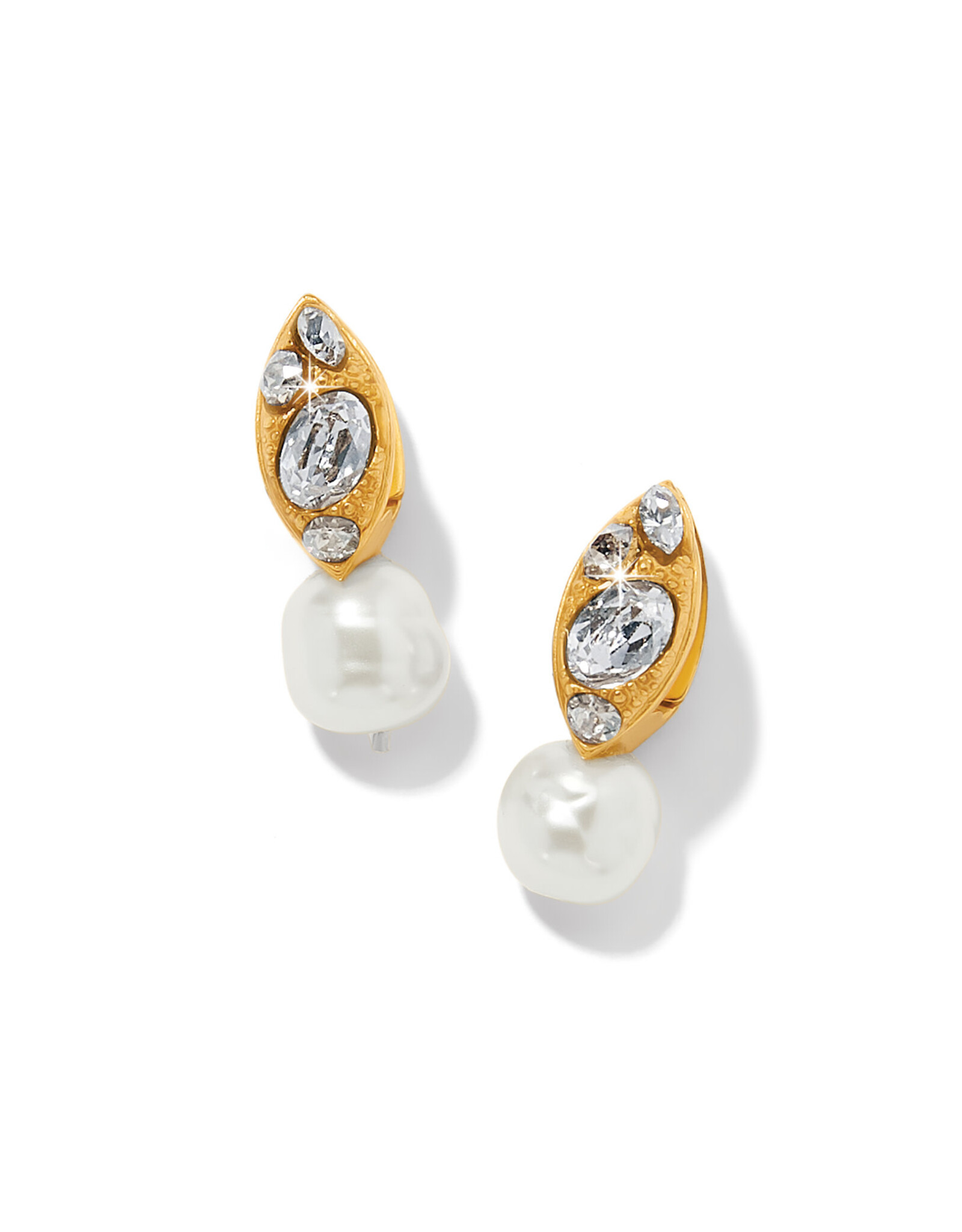 Brighton Brighton JA0103 Trust Your Journey Pearl Drop Earrings