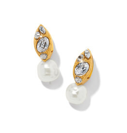 Brighton Brighton JA0103 Trust Your Journey Pearl Drop Earrings