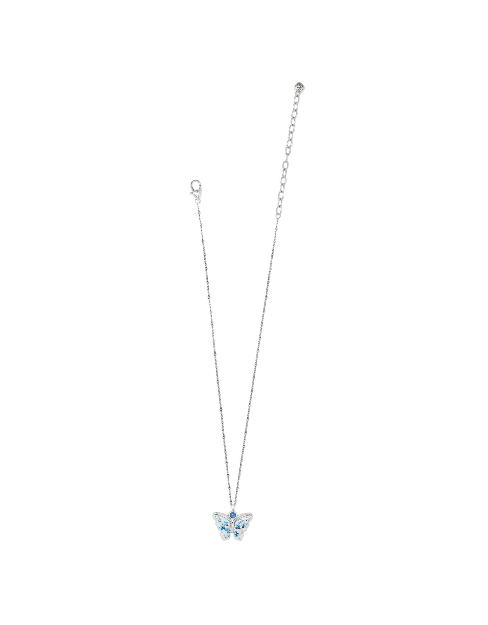 Brighton Brighton JM7709 Kyoto in Bloom Indigo Petite Butterfly Necklace