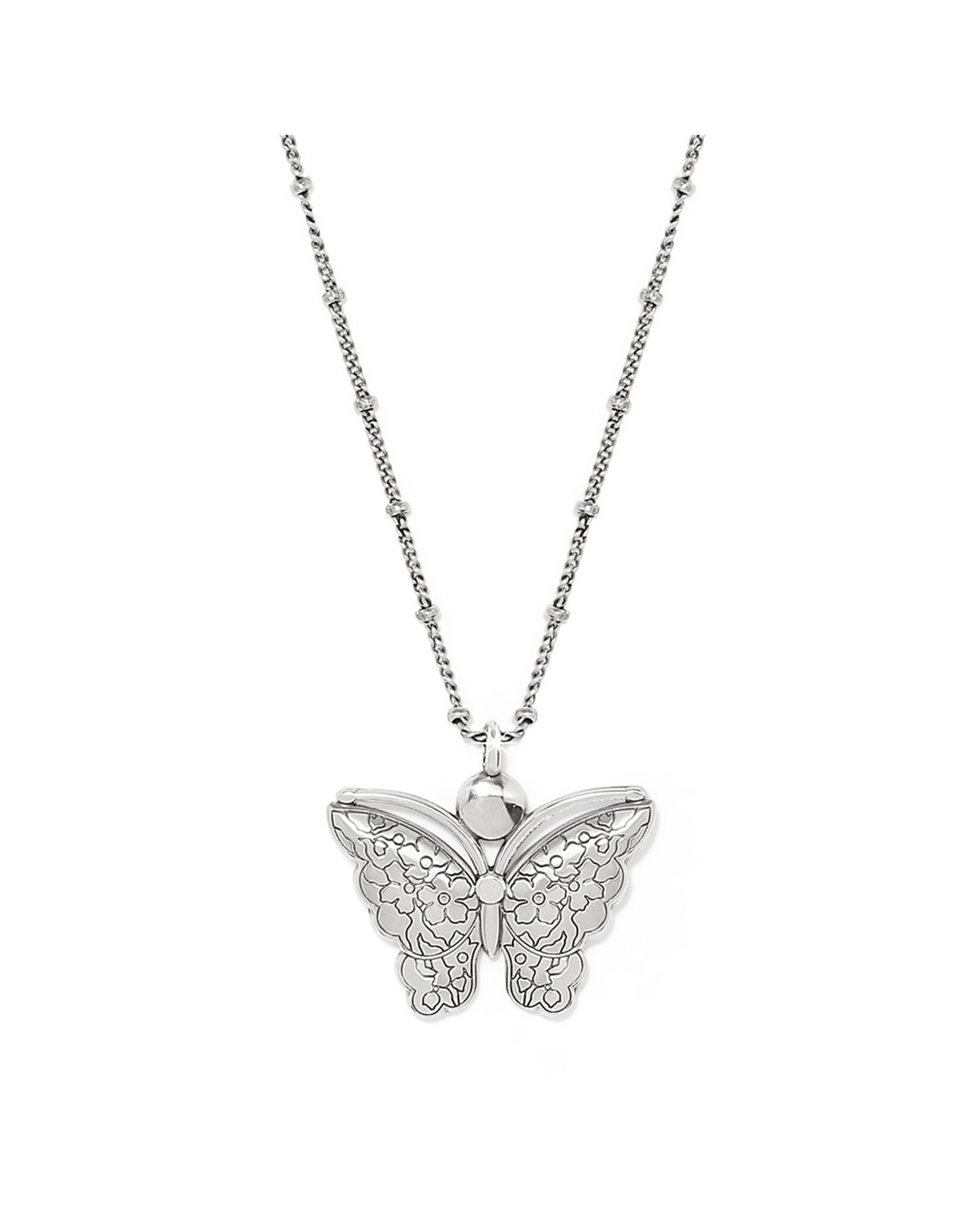 Brighton Brighton JM7709 Kyoto in Bloom Indigo Petite Butterfly Necklace