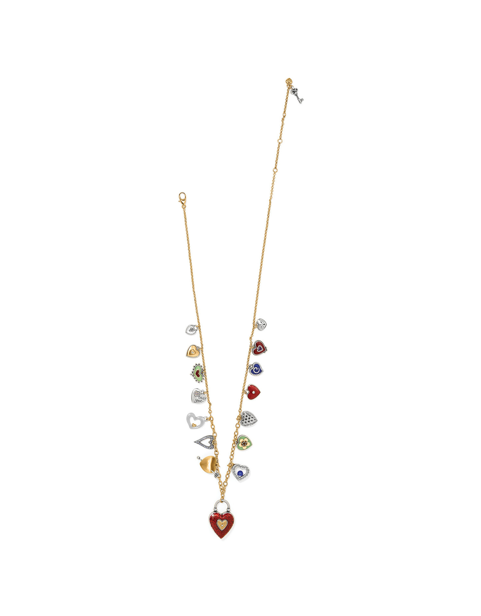Brighton Brighton JM7651 One Heart Color Charm Necklace