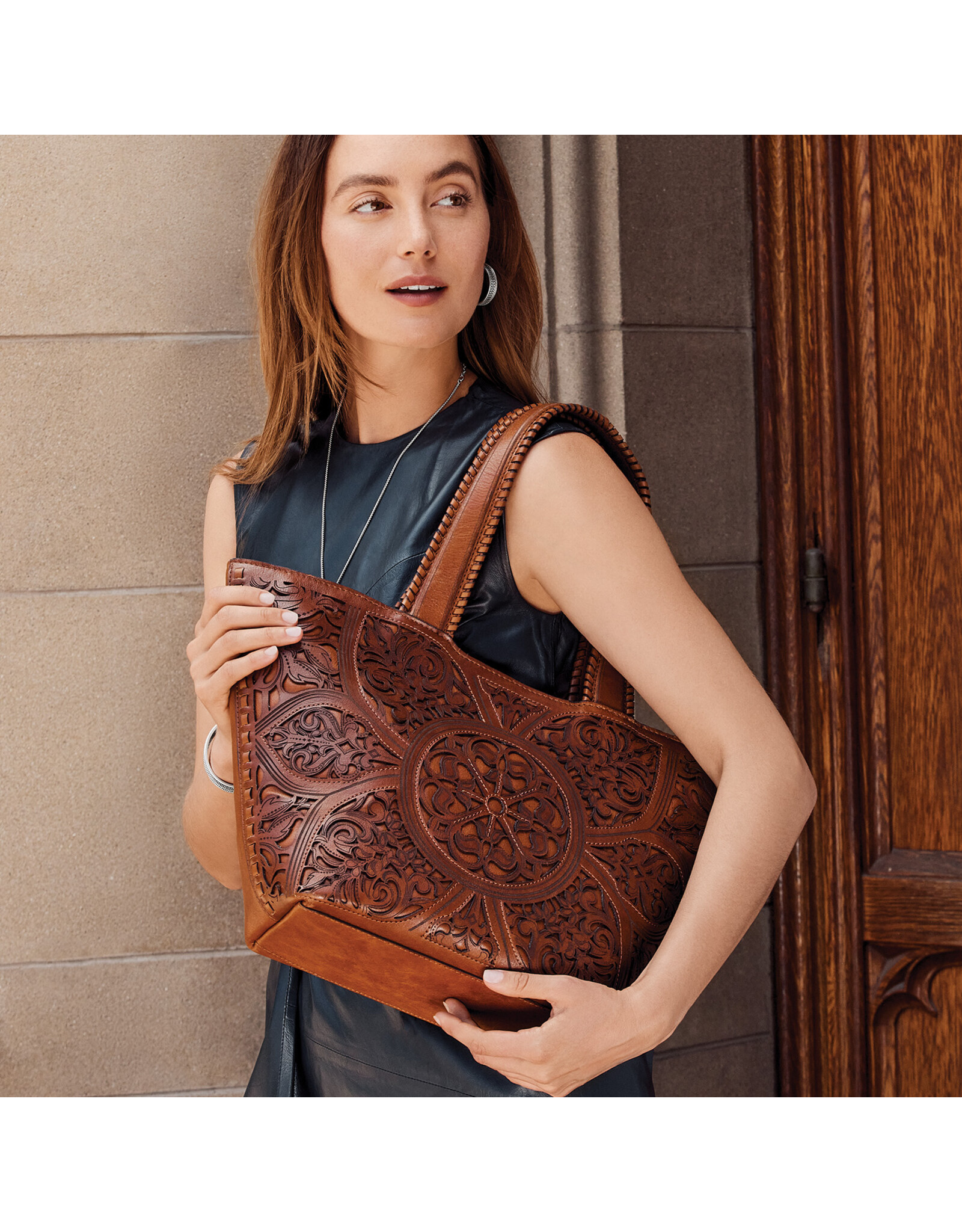 Brighton Brighton H38508 Russet Lily Tote