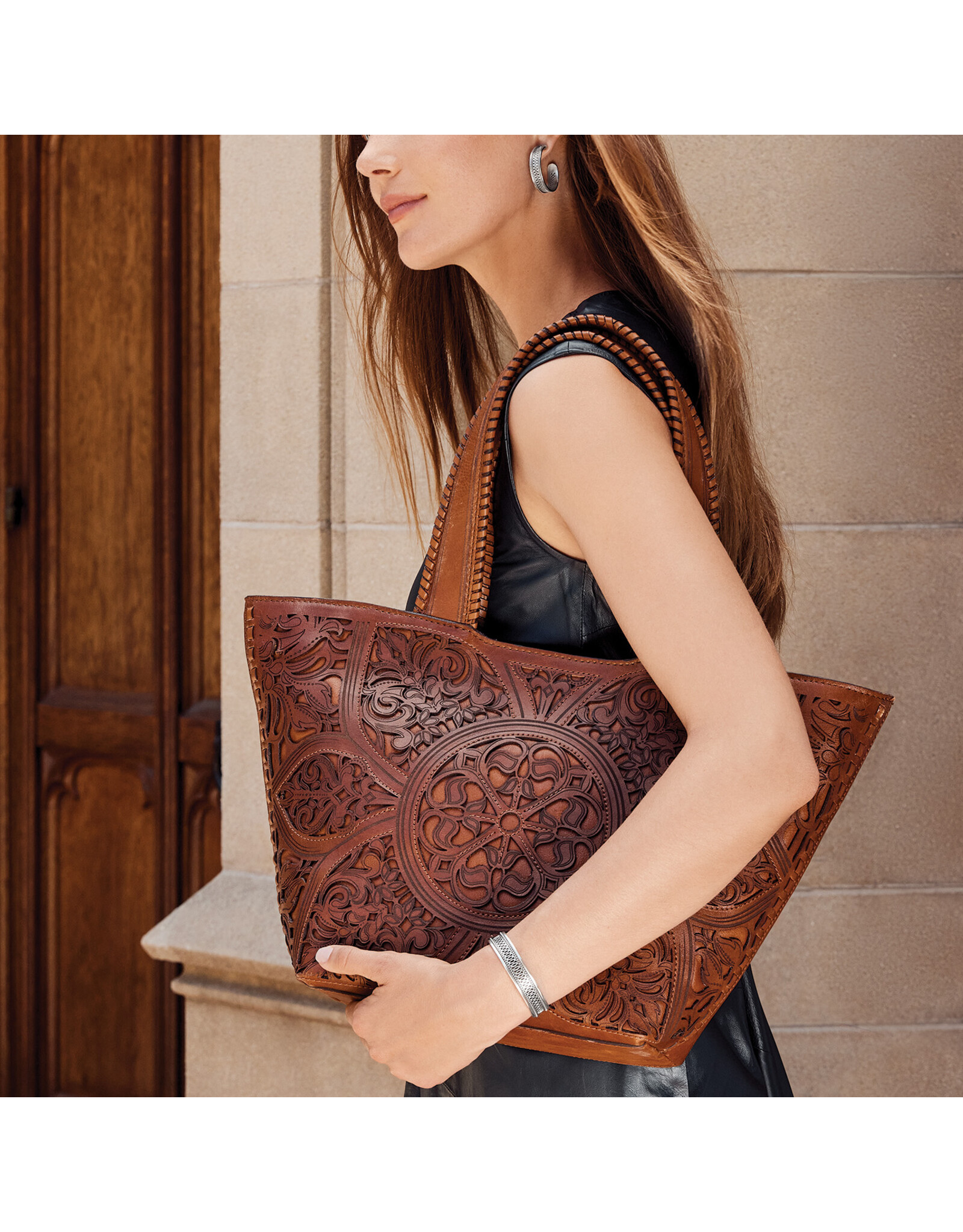 Brighton Brighton H38508 Russet Lily Tote