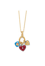 Brighton Brighton JM7687 One Heart Color Short Necklace