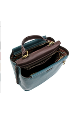 Chala Chala S848TU7 Charming Satchel Turquoise with Turtle Key Chala Chala S848TU7 Charming Satchel Turquoise with Turtle Key