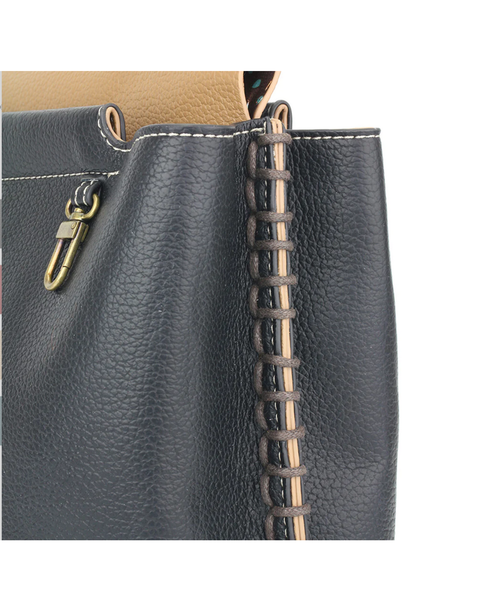 Chala Chala S848TU7 Charming Satchel Turquoise with Turtle Key