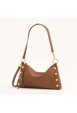 Hammitt Hammitt Kyle Mahogany Pebble Gold Red Zip