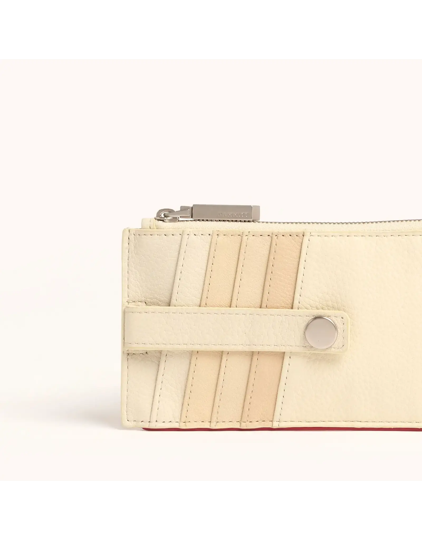 Hammitt Hammitt 210 West Coastal Cream Brushed Silver Wallet