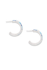 Brighton Brighton JA0127 Kyoto in Bloom Indigo Hoop Earrings