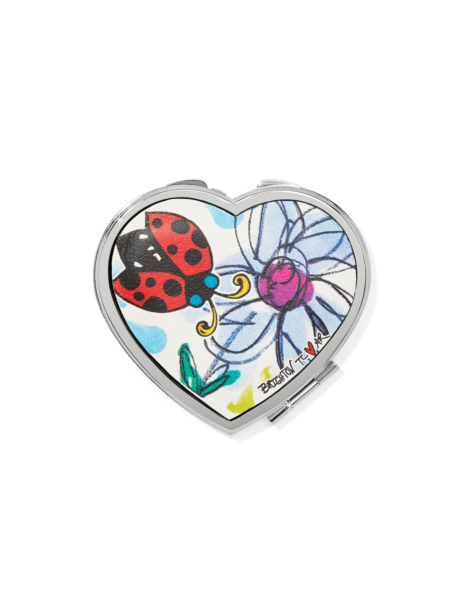 Brighton Brighton E51982 Love Tweet II Heart Compact Mirror