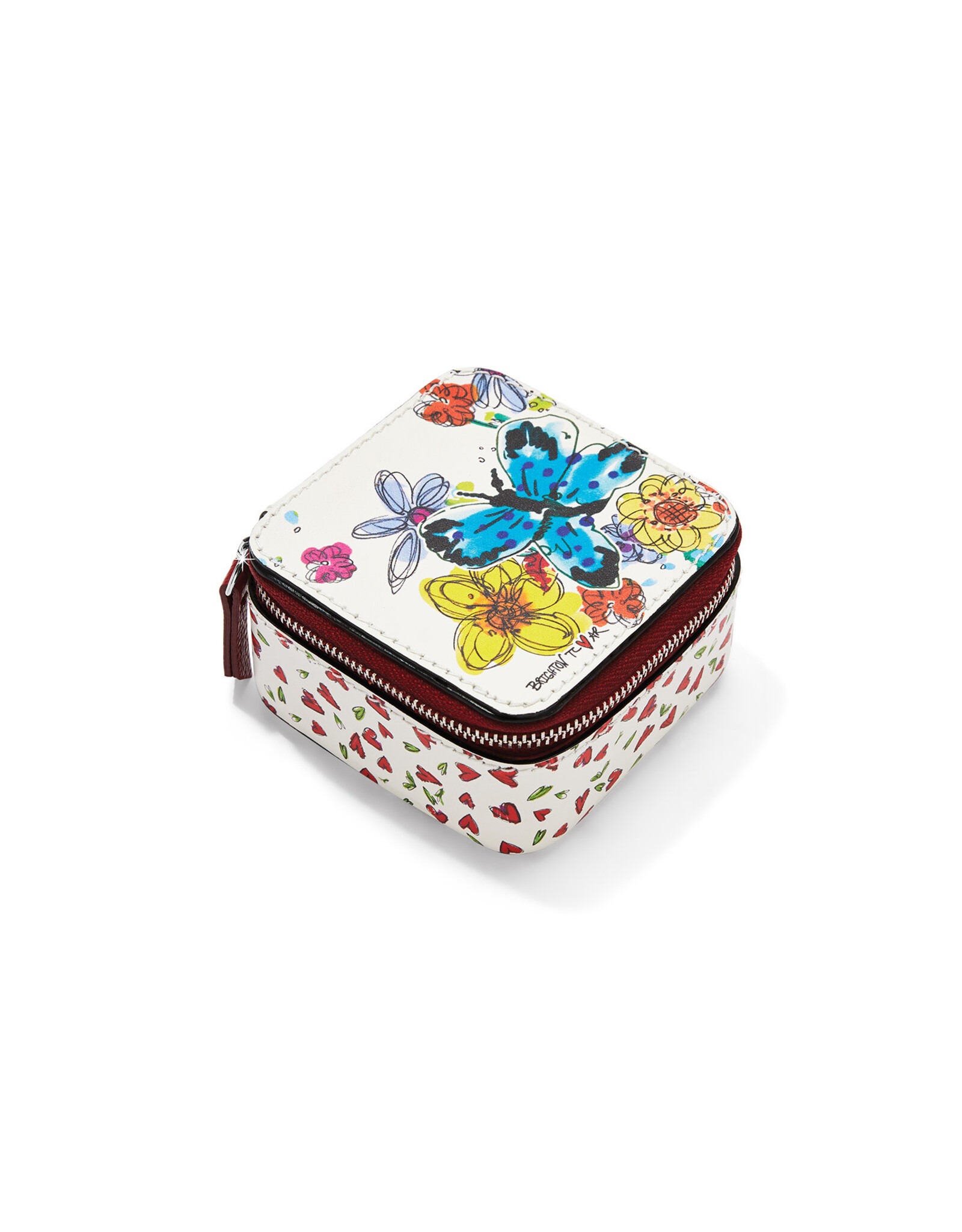 Brighton Brighton G83292 Love Tweet II Square Jewelry Case