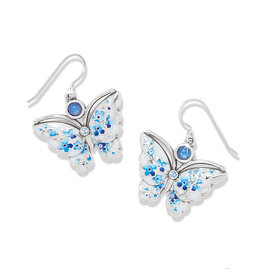 Brighton Brighton JA0126 Kyoto in Bloom Indigo Butterfly Earrings