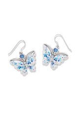 Brighton Brighton JA0126 Kyoto in Bloom Indigo Butterfly Earrings