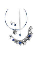 Brighton Brighton JA0122 One Heart Padlock French Wire Earrings