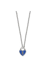 Brighton Brighton JM7702 One Heart Padlock Reversible Necklace