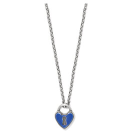 Brighton Brighton JM7702 One Heart Padlock Reversible Necklace