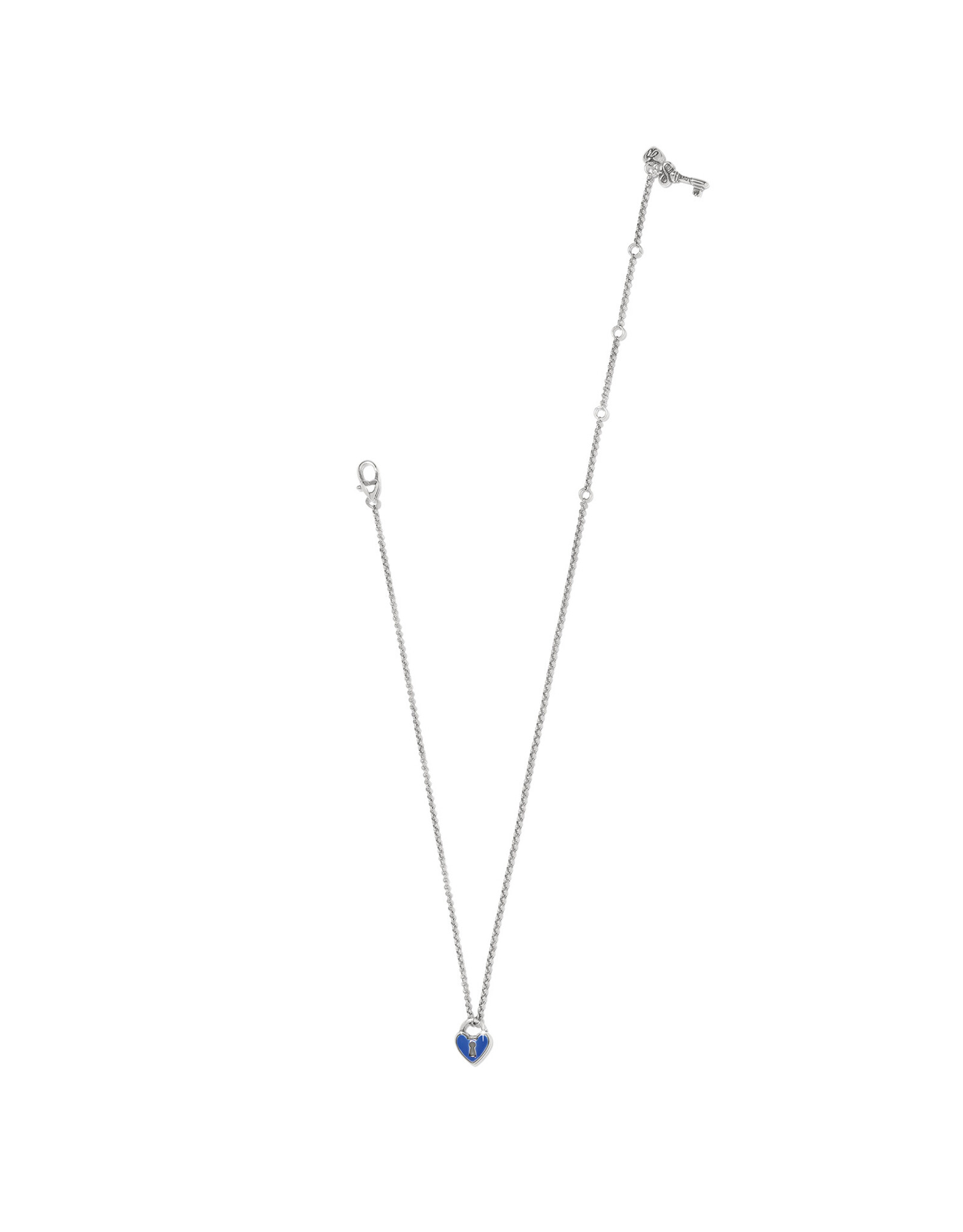 Brighton Brighton JM7702 One Heart Padlock Reversible Necklace