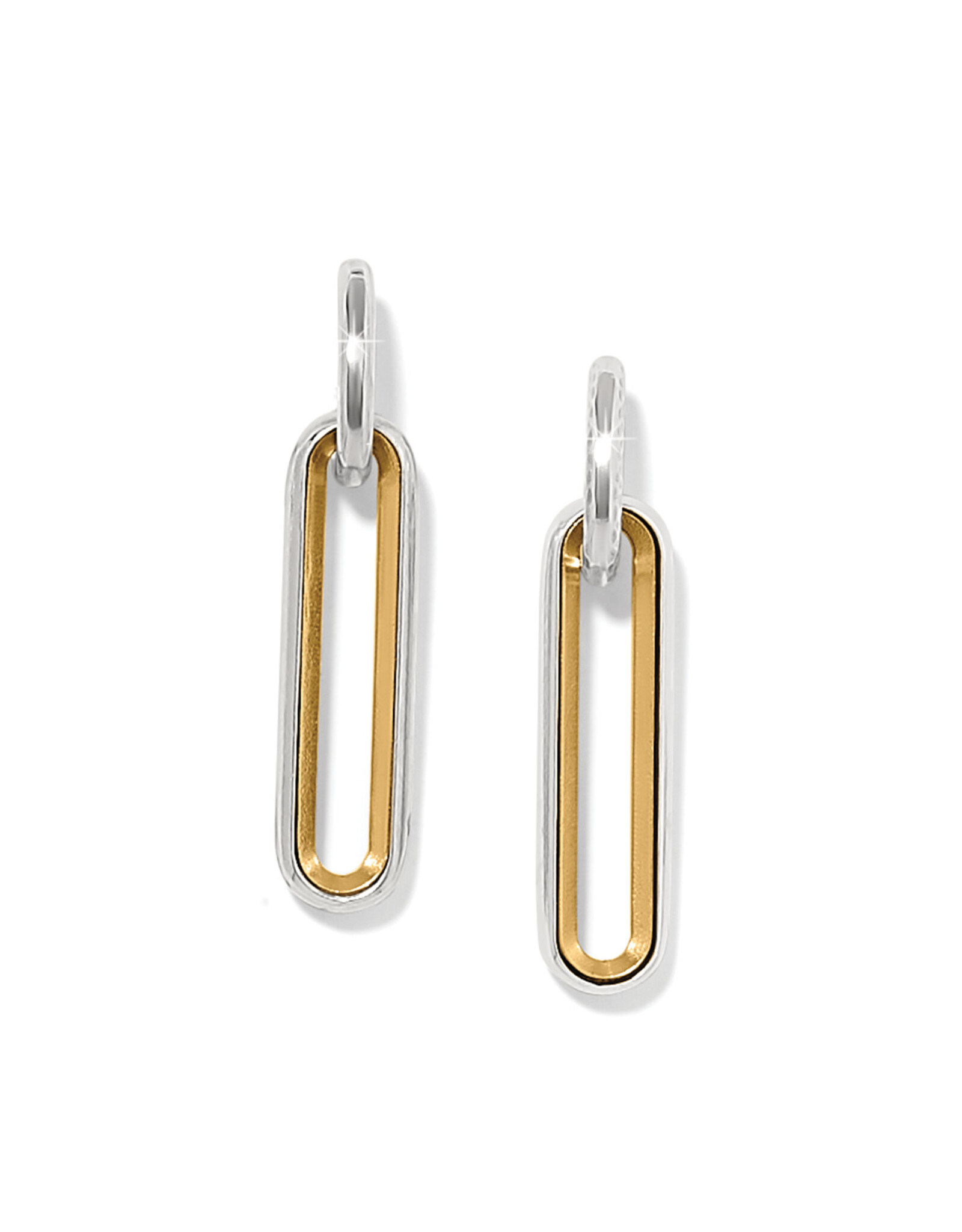 Brighton Brighton JA0120 Medici Two Tone Long Post Drop Earring