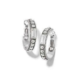 Brighton Brighton JA998D Pretty Tough Gem Hoop Earrings