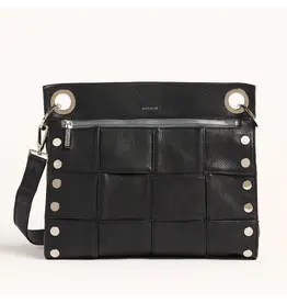 Hammitt Hammitt Tony Lrg Large Black Weave Silver