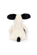 Jellycat Jellycat BAS3BCP Bashful Rufferty Black & Cream Puppy Medium