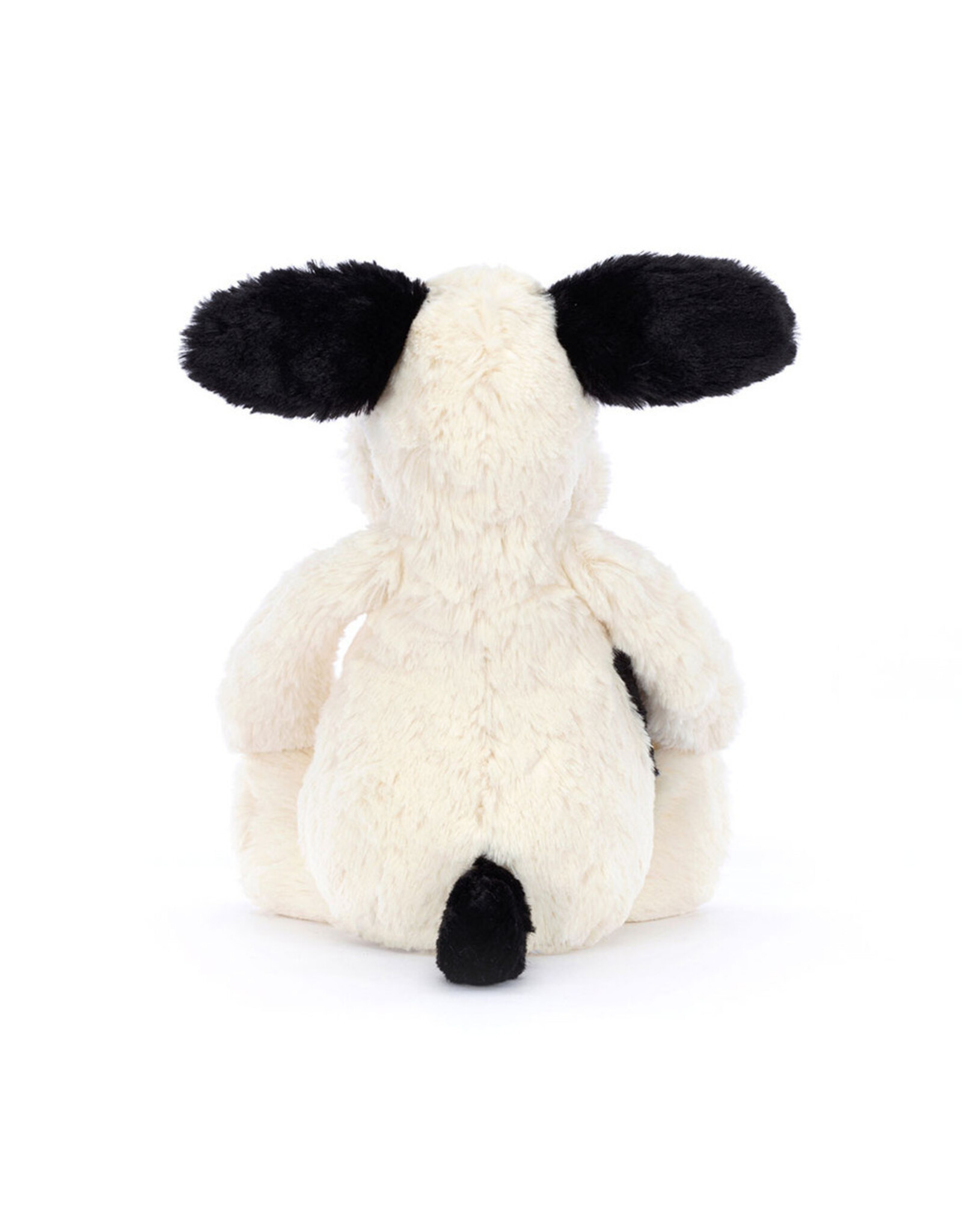 Jellycat Jellycat BAS3BCP Bashful Rufferty Black & Cream Puppy Medium