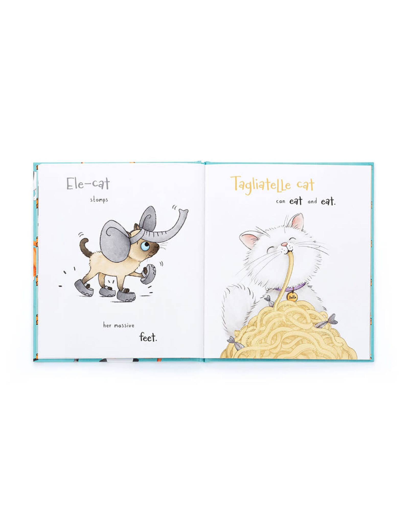 Jellycat Jellycat BK4CATS All Kinds of Cats Book