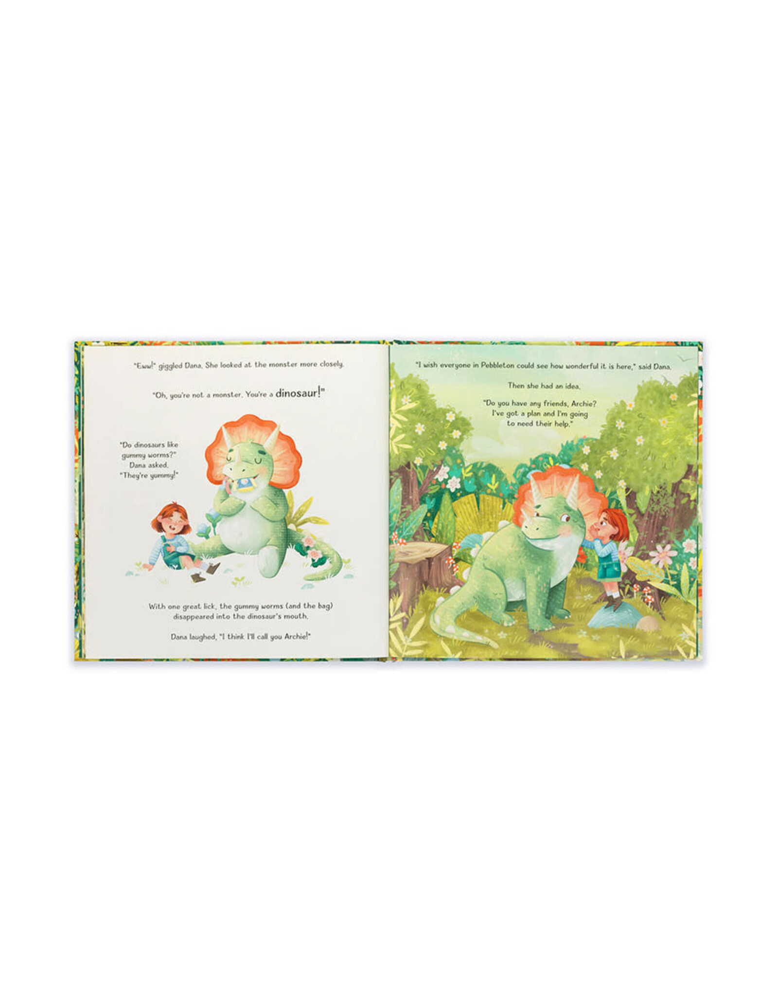 Jellycat Jellycat BK4ARC Archie My Dinosaur Friend Book