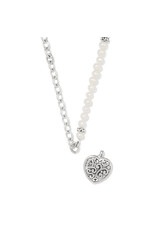 Brighton Brighton JM7675 Contempo Heart Pearl Charm Necklace
