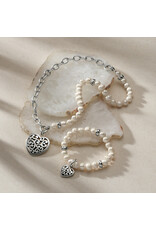 Brighton Brighton JM7675 Contempo Heart Pearl Charm Necklace