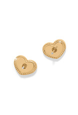 Brighton Brighton JA0145 Illumina Celeste Heart Gold Post Earring