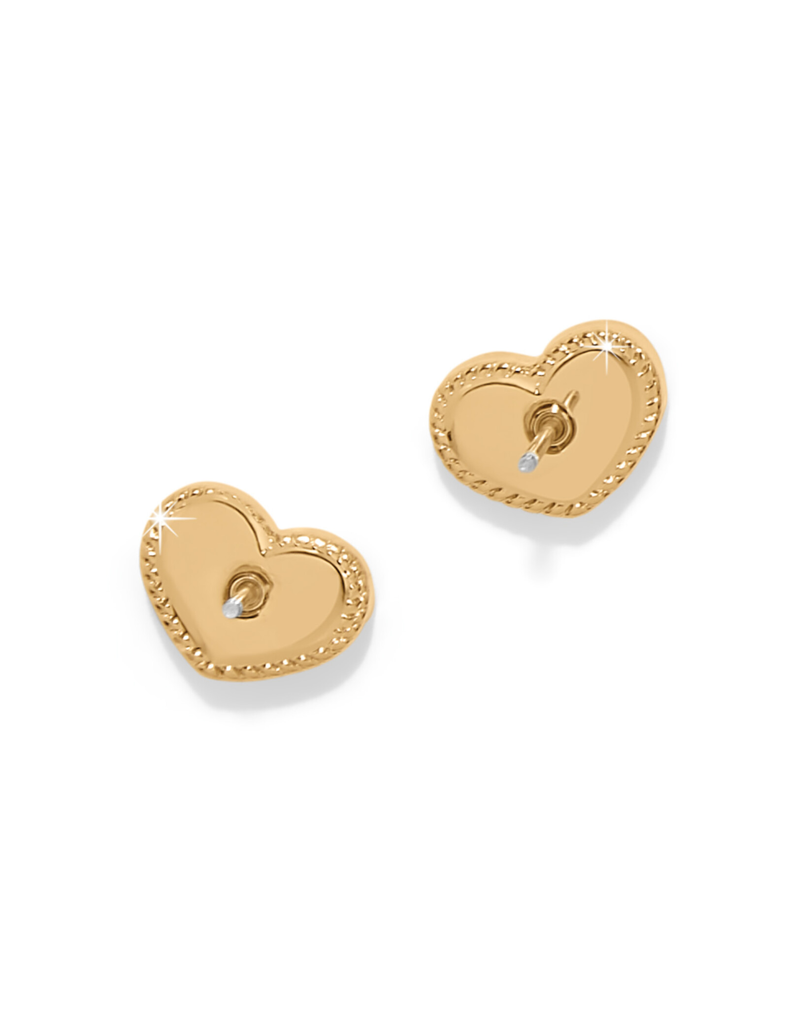 Brighton Brighton JA0145 Illumina Celeste Heart Gold Post Earring