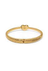 Brighton Brighton JF0319 Celestia Heart Gold Hinged Bangle