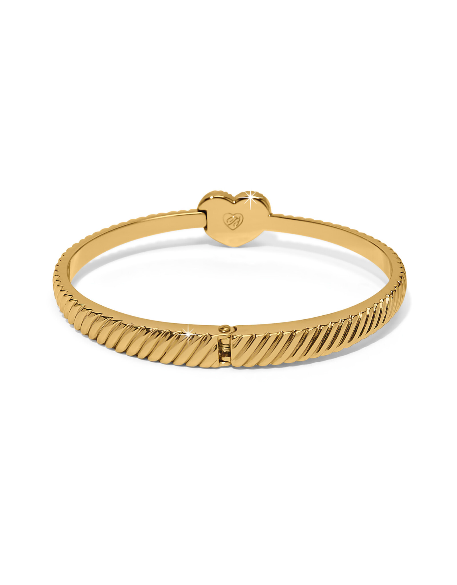 Brighton Brighton JF0319 Celestia Heart Gold Hinged Bangle