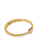 Brighton Brighton JF0319 Celestia Heart Gold Hinged Bangle