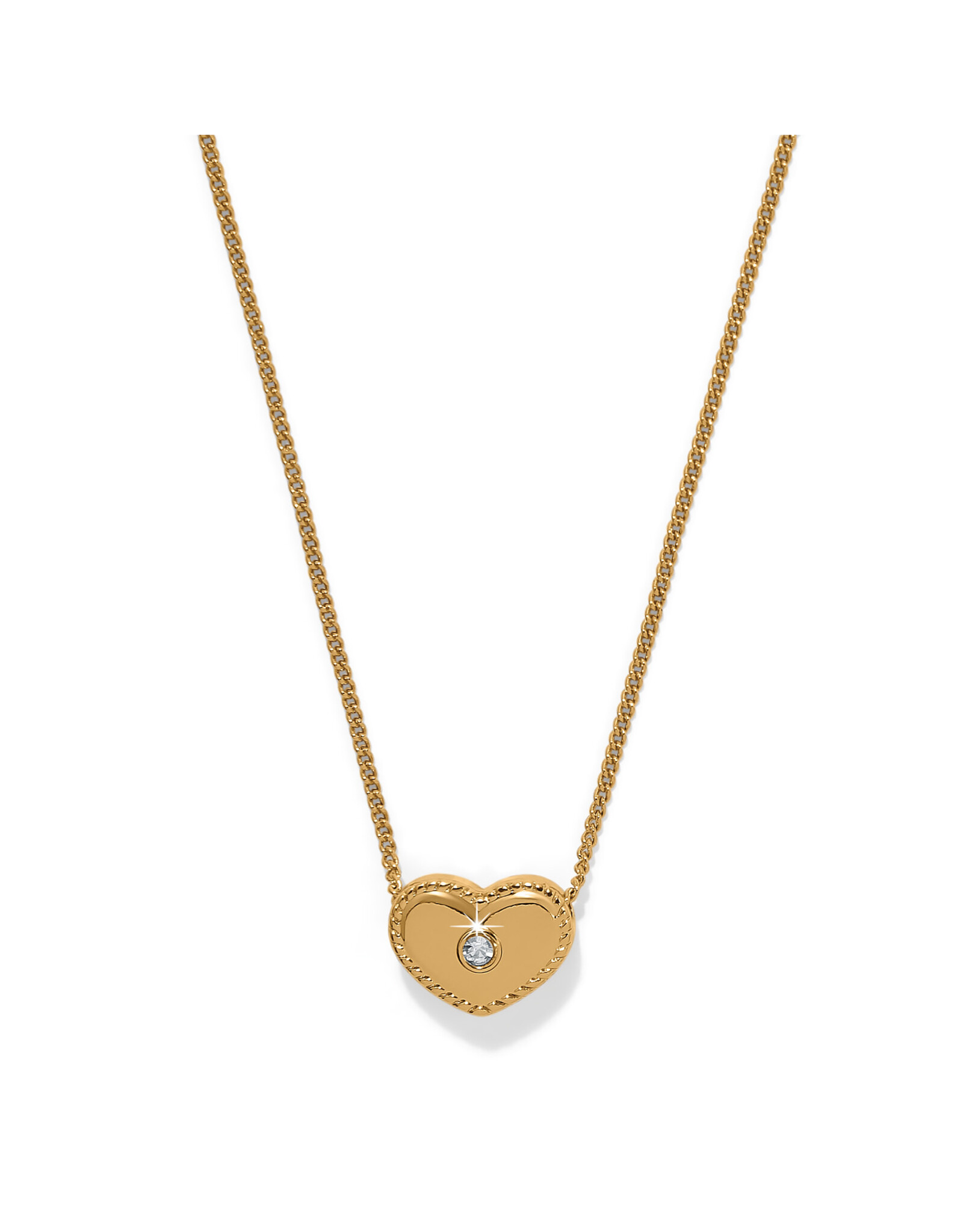 Brighton Brighton JM7730 Illumina Celeste Heart Petite Gold Necklace