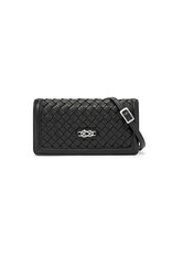 Brighton Brighton T35833 Black Interlok Braid Rockmore Wallet