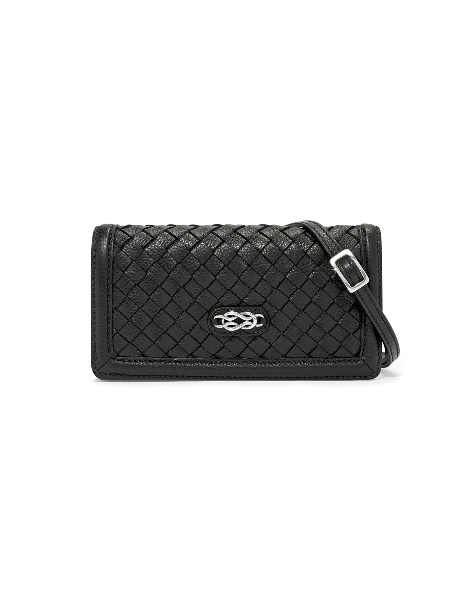 Brighton Brighton T35833 Black Interlok Braid Rockmore Wallet