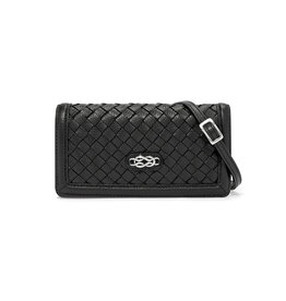Brighton Brighton T35833 Black Interlok Braid Rockmore Wallet