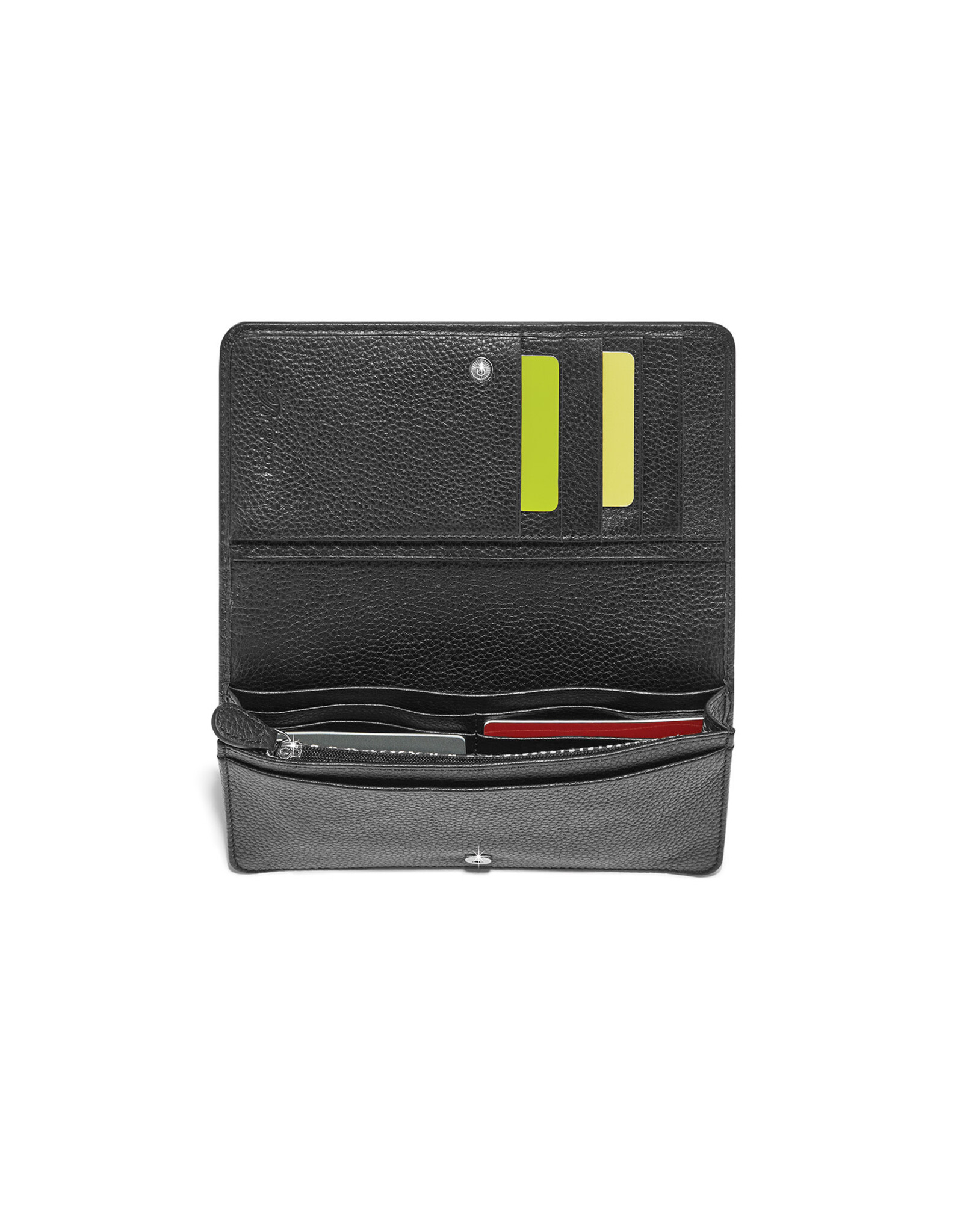 Brighton Brighton T35833 Black Interlok Braid Rockmore Wallet