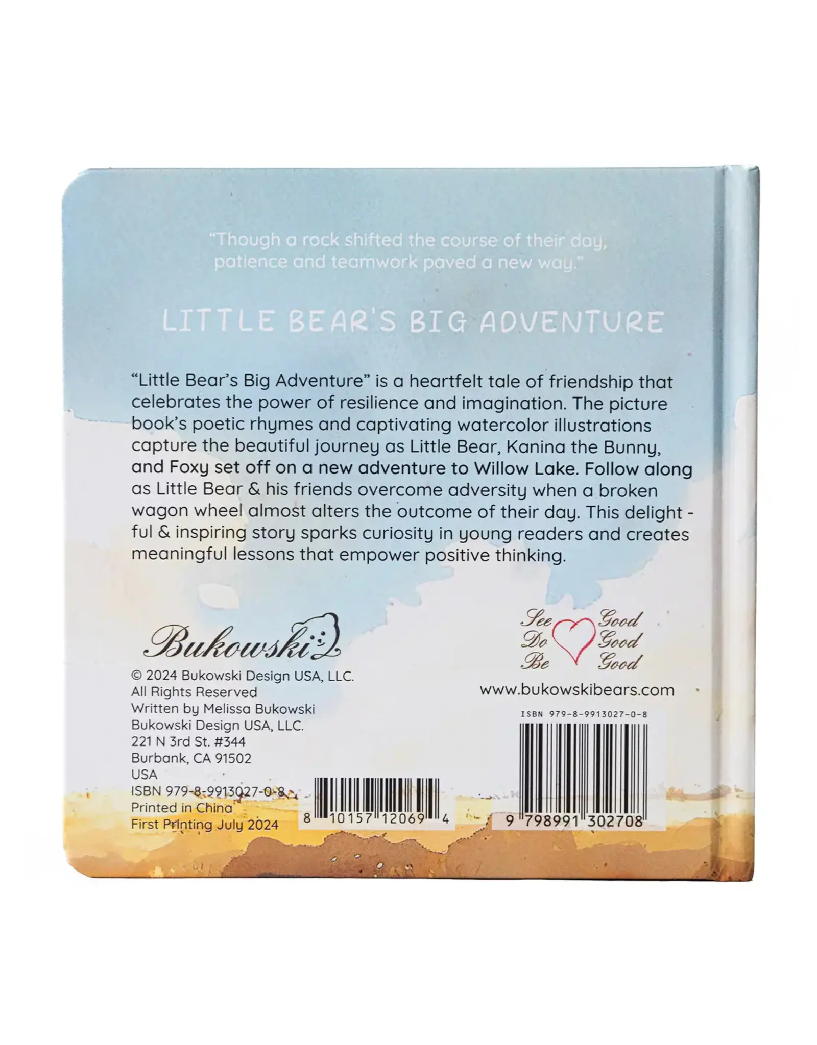 Bukowski Bears Bukowski 01-LBBA Little Bear' Big Adventure Book