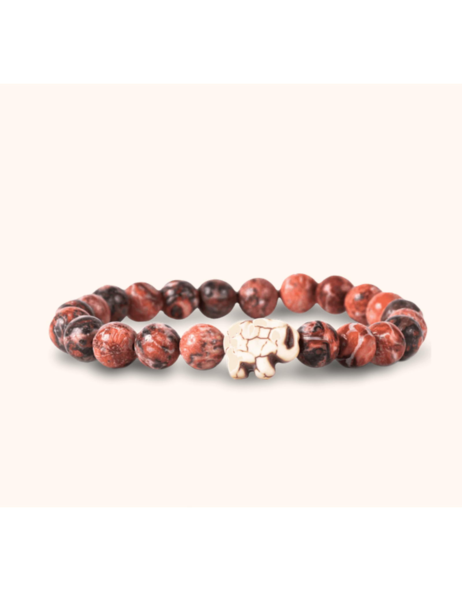 Fahlo Fahlo W-EXP Expedition Elephant Bracelet Desert Stone