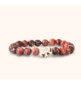 Fahlo Fahlo W-EXP Expedition Elephant Bracelet Desert Stone