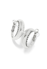 Brighton Brighton JA0040 Pretty Tough Arch Hoop Earrings Brighton Brighton JA0040 Pretty Tough Arch Hoop Earrings