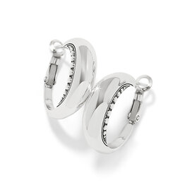 Brighton Brighton JA0040 Pretty Tough Arch Hoop Earrings